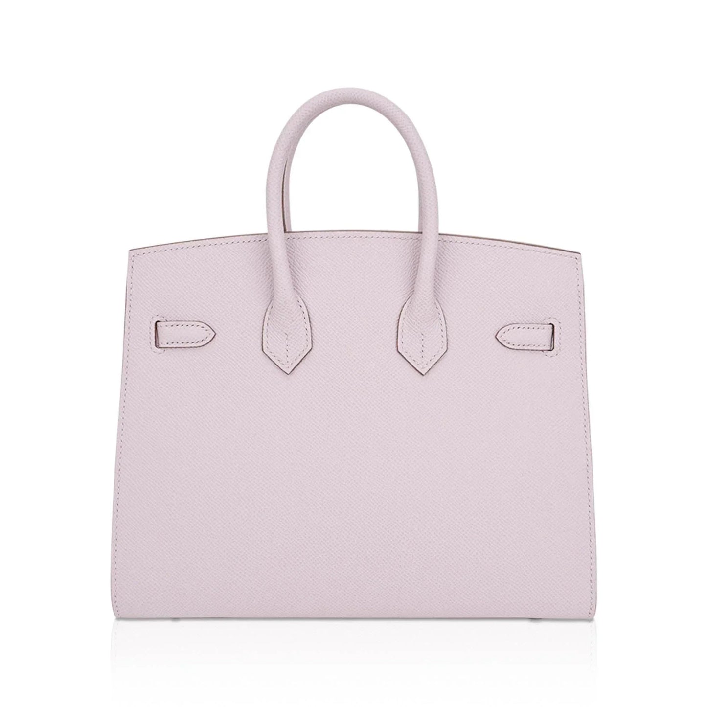 Birkin 25 Bag Sellier Mauve Pale Epsom Leather with Palladium Hardware