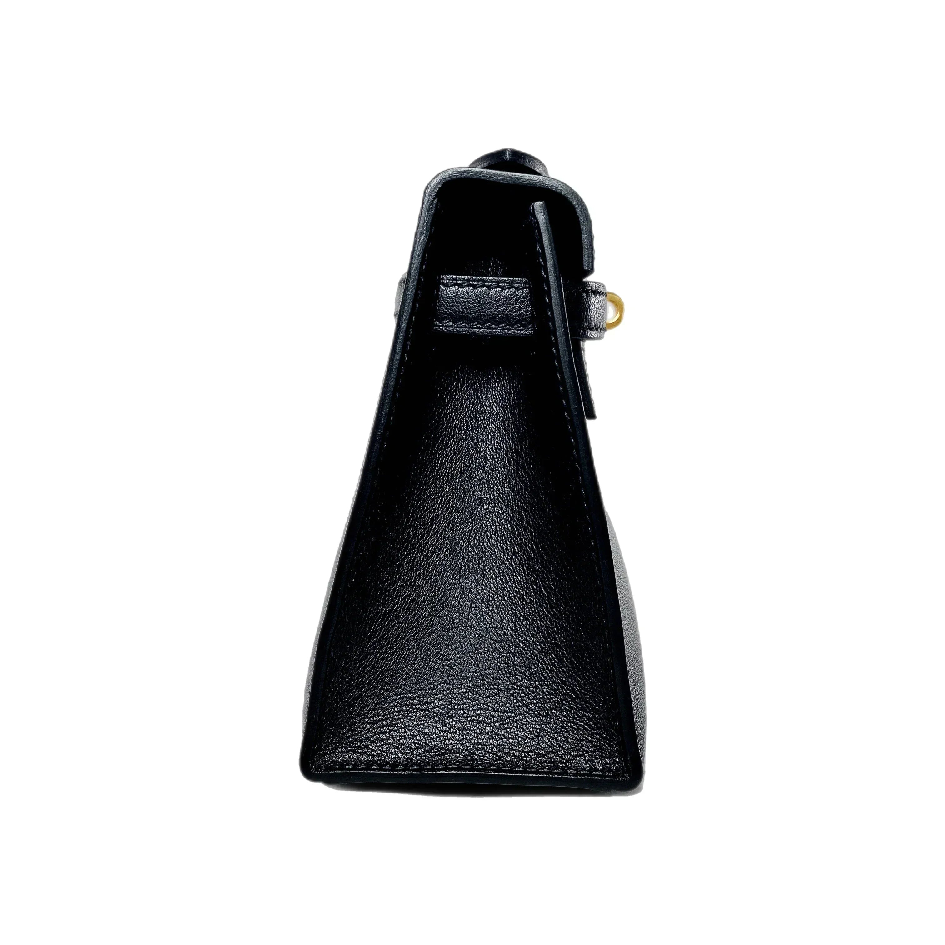 Kelly Pochette Noir Madame Gold Hardware