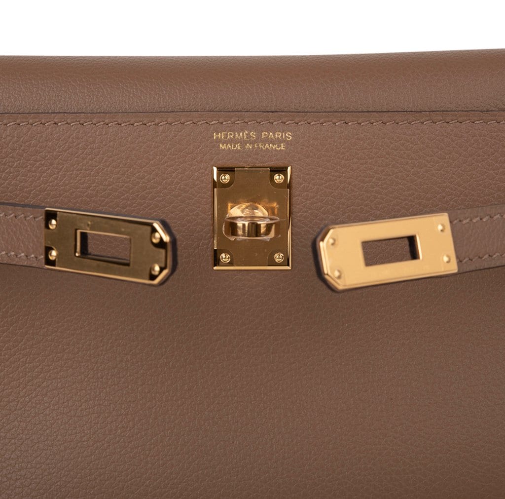 Kelly Danse Bag Beige de Weimar Swift Gold Hardware