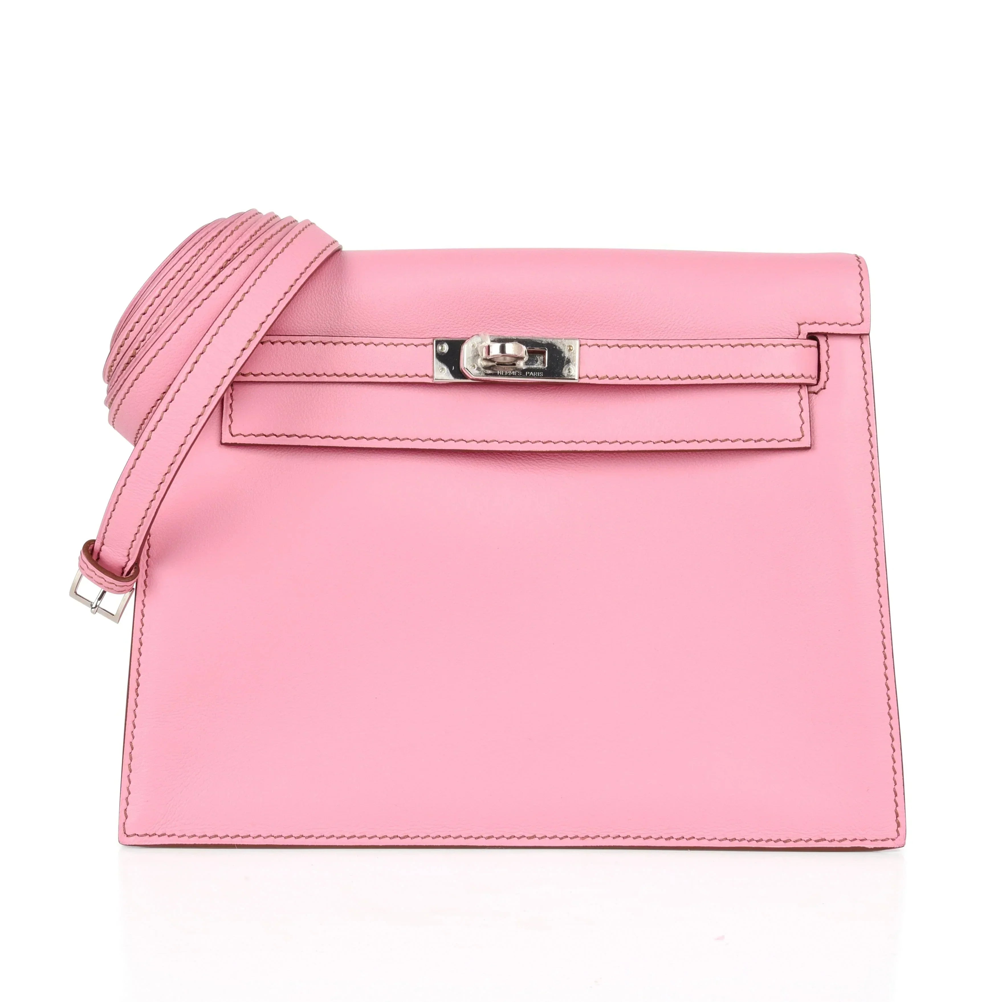 Kelly Danse Bag 5P Pink Swift Palladium