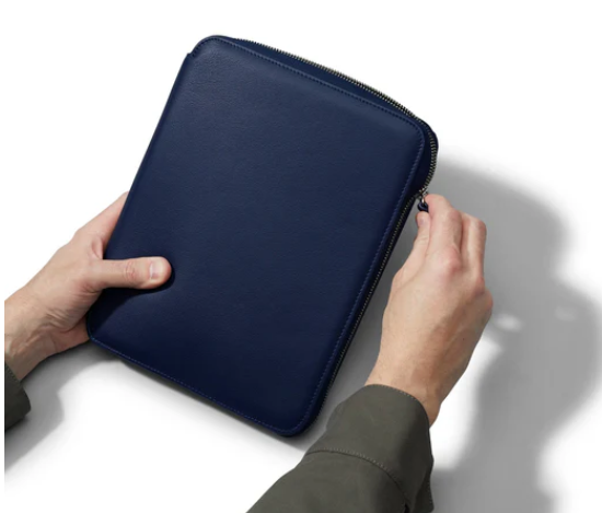Multi-Functional Leather Travel Portfolio Organizer