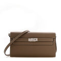 Kelly Wallet To Go Etoupe Epsom Palladium Hardware