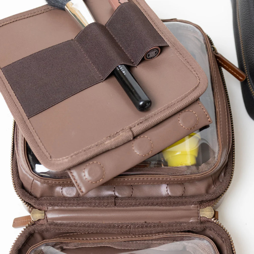 Removable Divider Travel Makeup Case