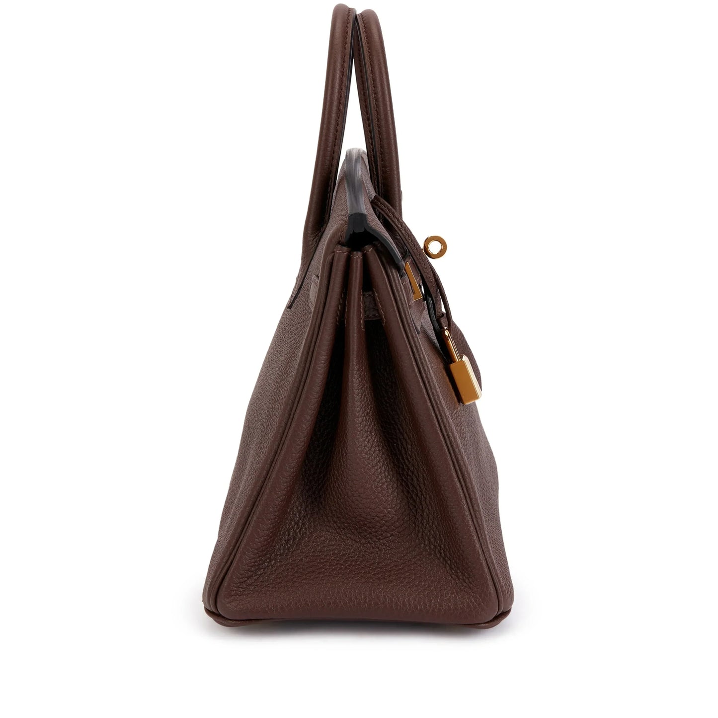 Birkin 25 Gold Hardware Chocolat Togo Quilted Epsom Leather Golden Lock
