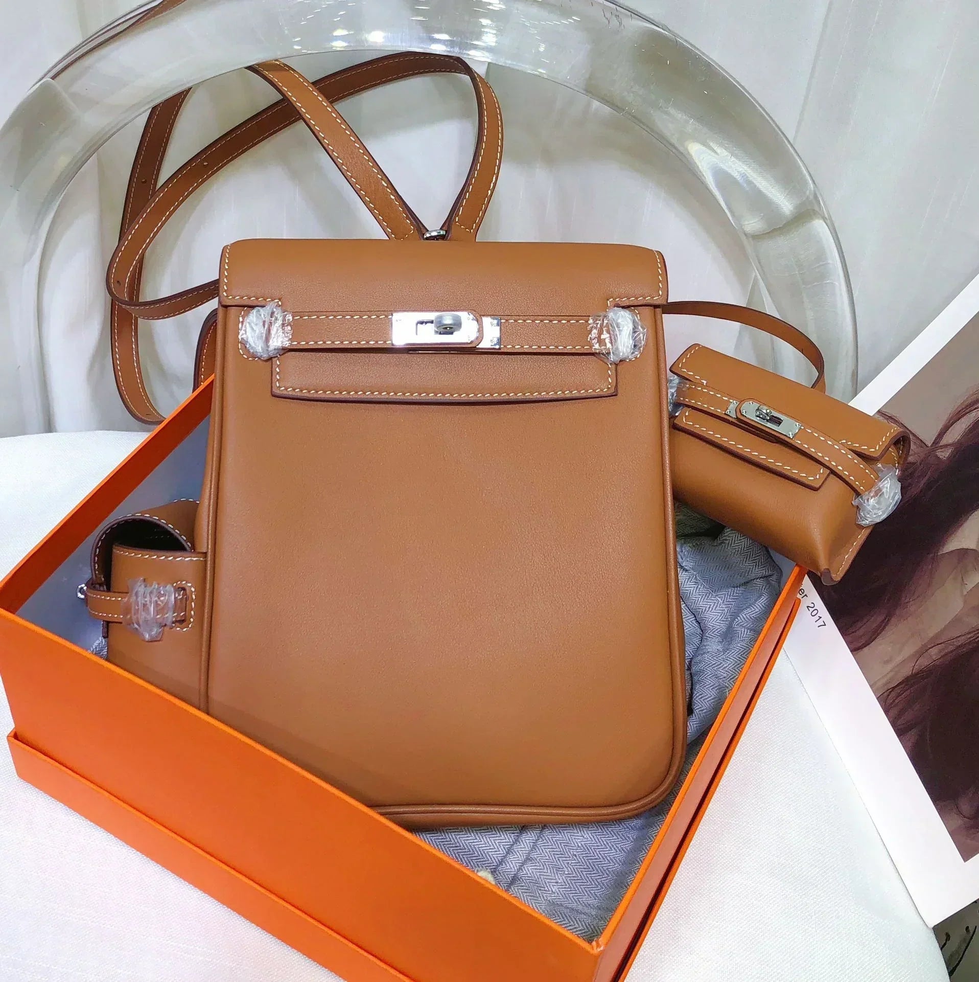 Kelly BrownJump Backpack palladium Hardware