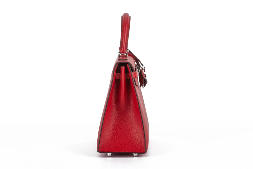 Kelly Sellier Verso Rouge Piment Palladium Hardware