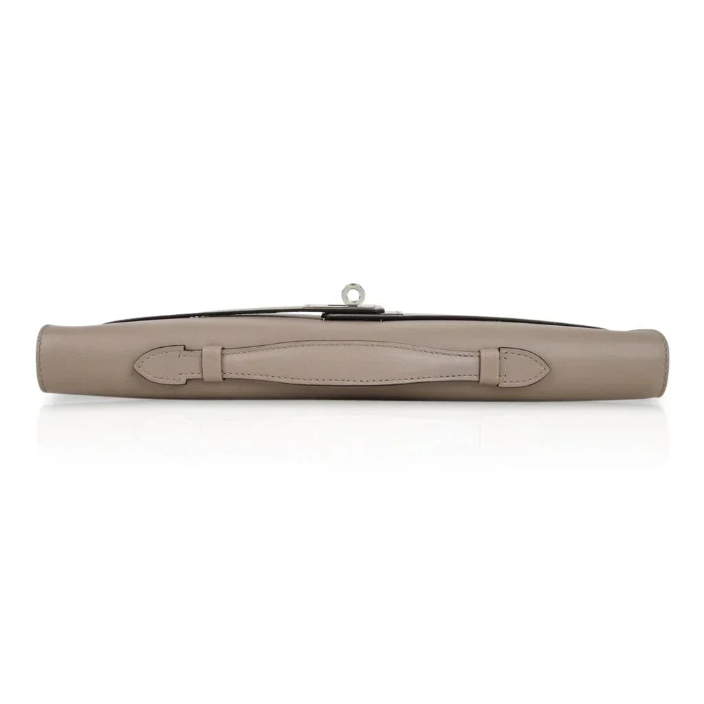Kelly Cut Bag Gris Asphalte Gray Clutch Swift Palladium