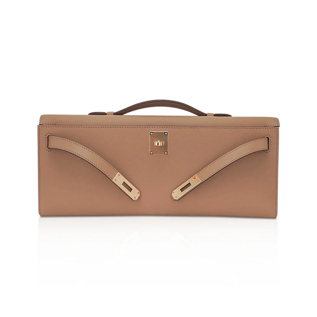 Limited Edition Kelly Cut Bag Biscuit with Gold Hardware
