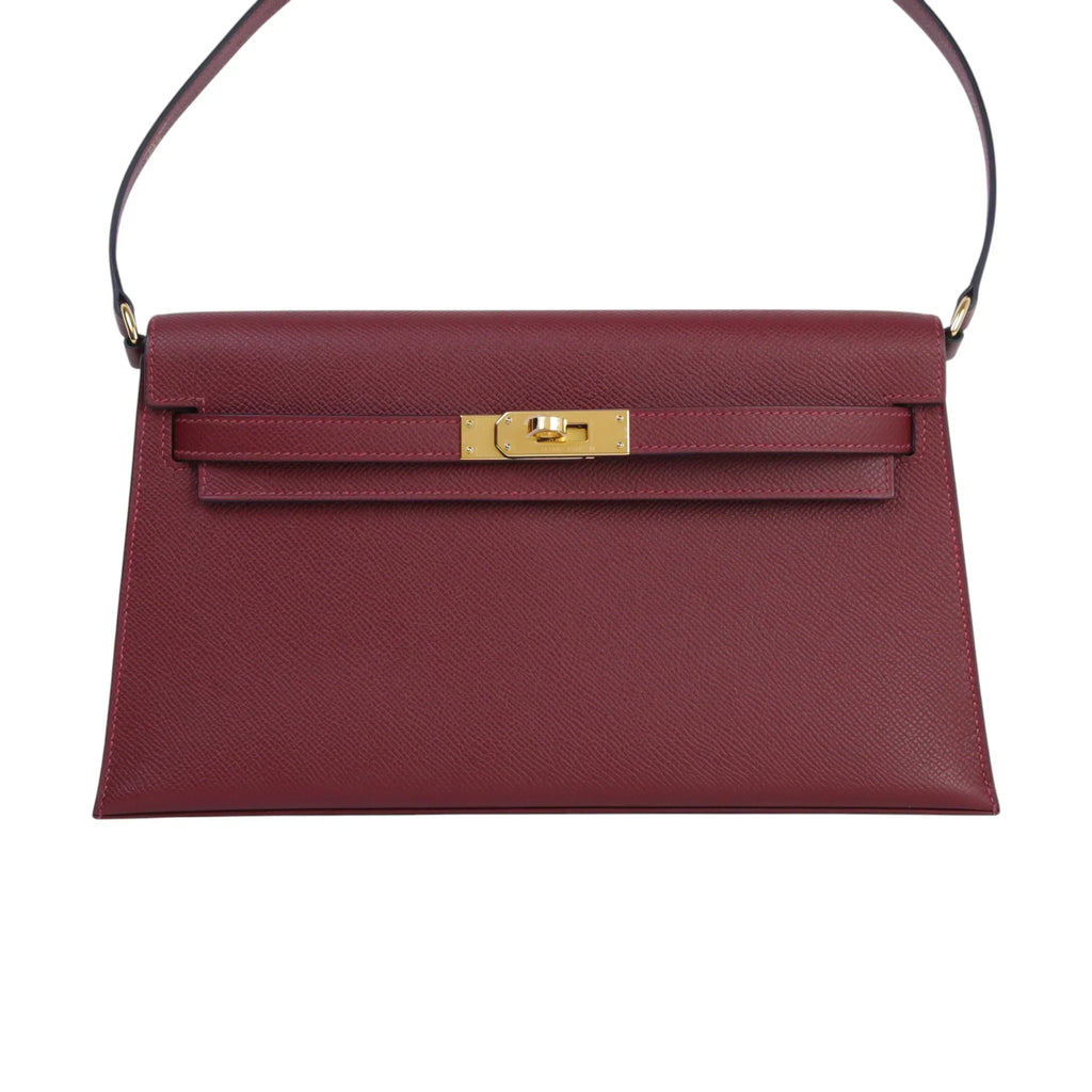 Kelly To Go Evercolor Leather Handheld Crossbody Palladium Hardware