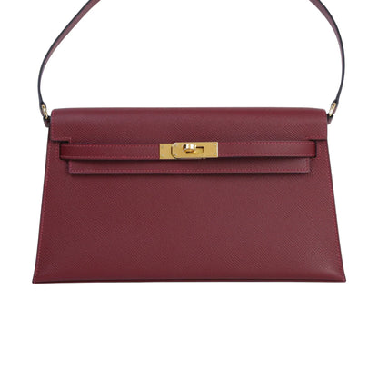 Kelly To Go Evercolor Leather Handheld Crossbody Palladium Hardware