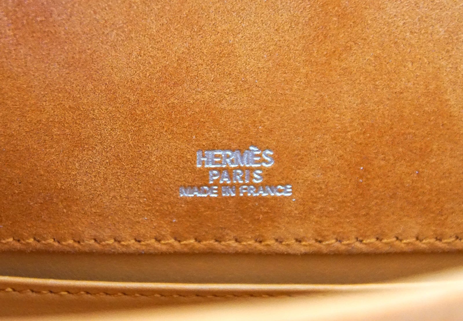 Kelly Pochette Rare Orange Doblis Palladium Hardware