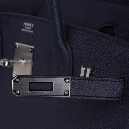 Birkin 30 Bag Indigo Epsom Palladium Hardware New w/ Box