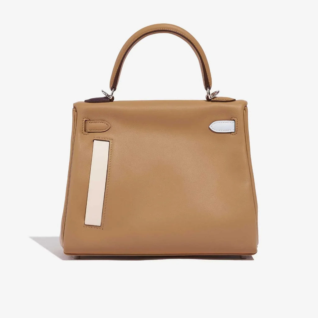 Kelly Colormatic 25 Swift Cha original top-grain Swift leather