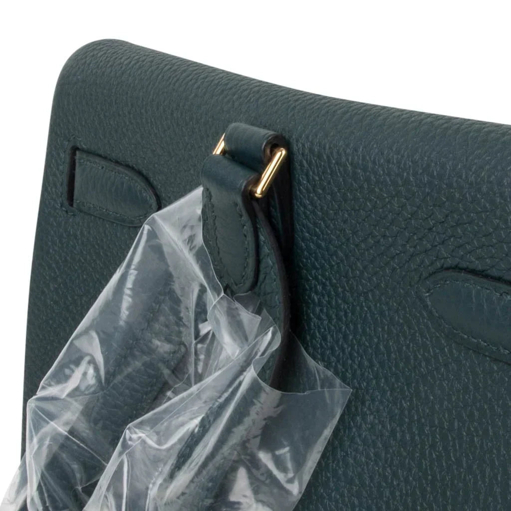 Kelly Ado II Backpack Vert Cypress Gold Hardware New
