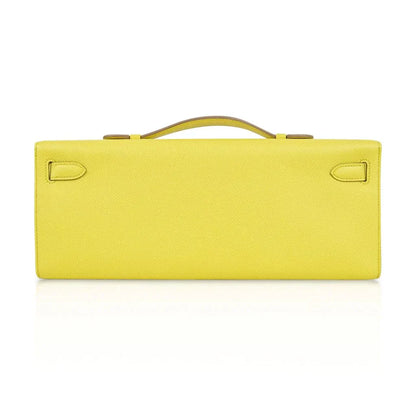 Kelly Cut Bag Clutch Souffre Rare to Find Epsom Leather