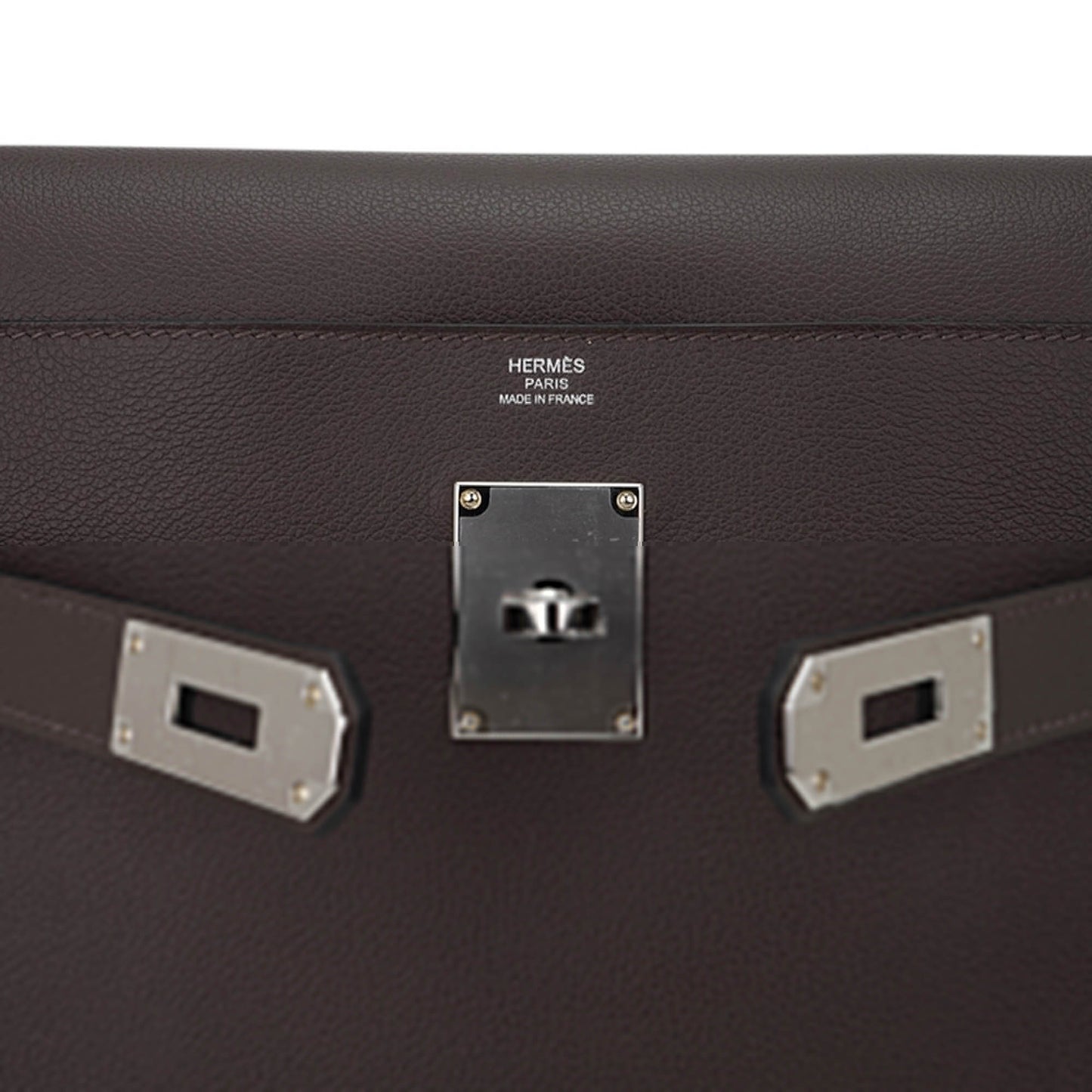 Kelly Messenger 25 Bag Ecorce Evercolor Leather with Palladium Hardware
