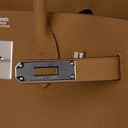 Birkin 30 Bag Bronze d’Or Togo Leather Palladium Hardware