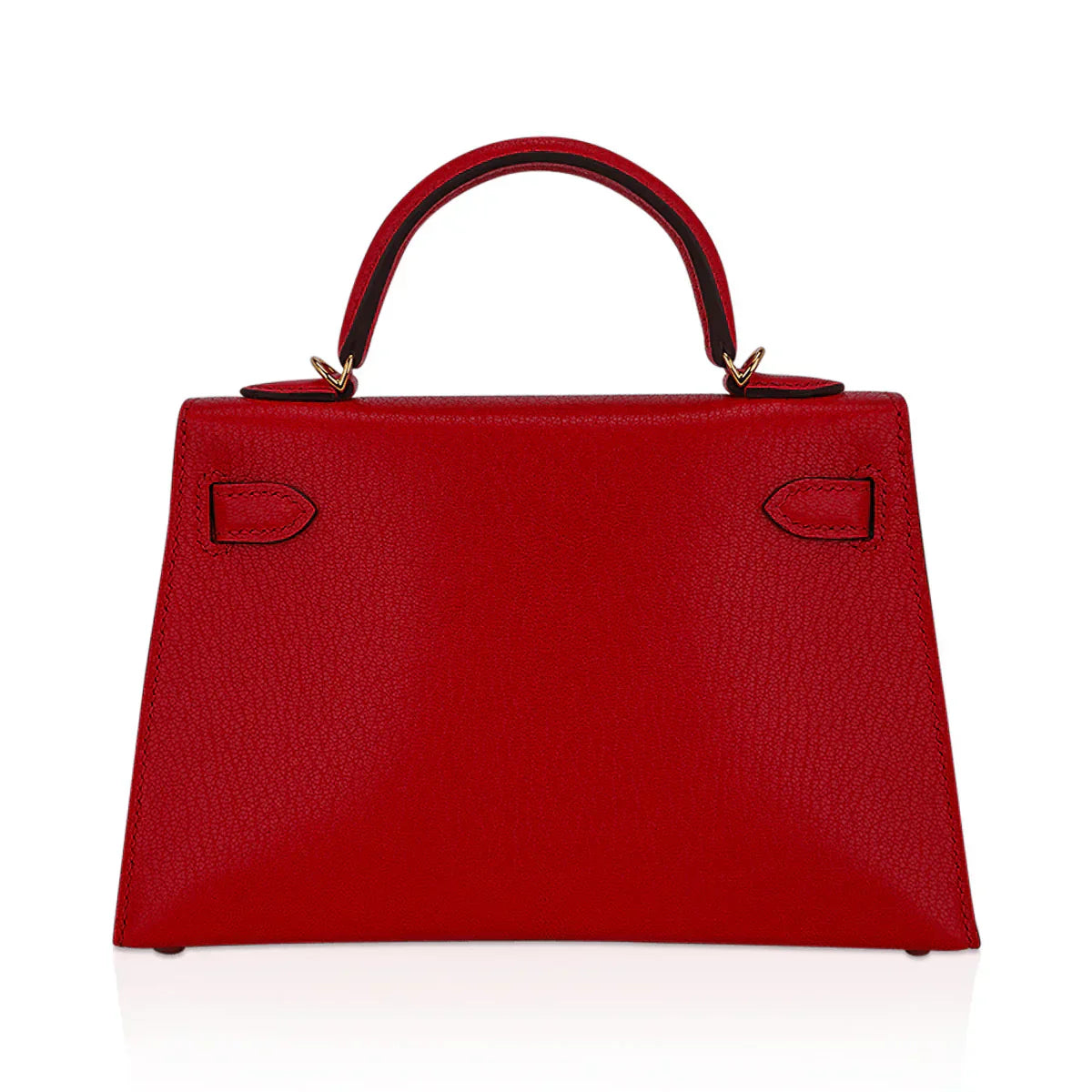 Kelly Sellier 20 Mini Rouge de Coeur Bag Chevre Leather Gold Hardware