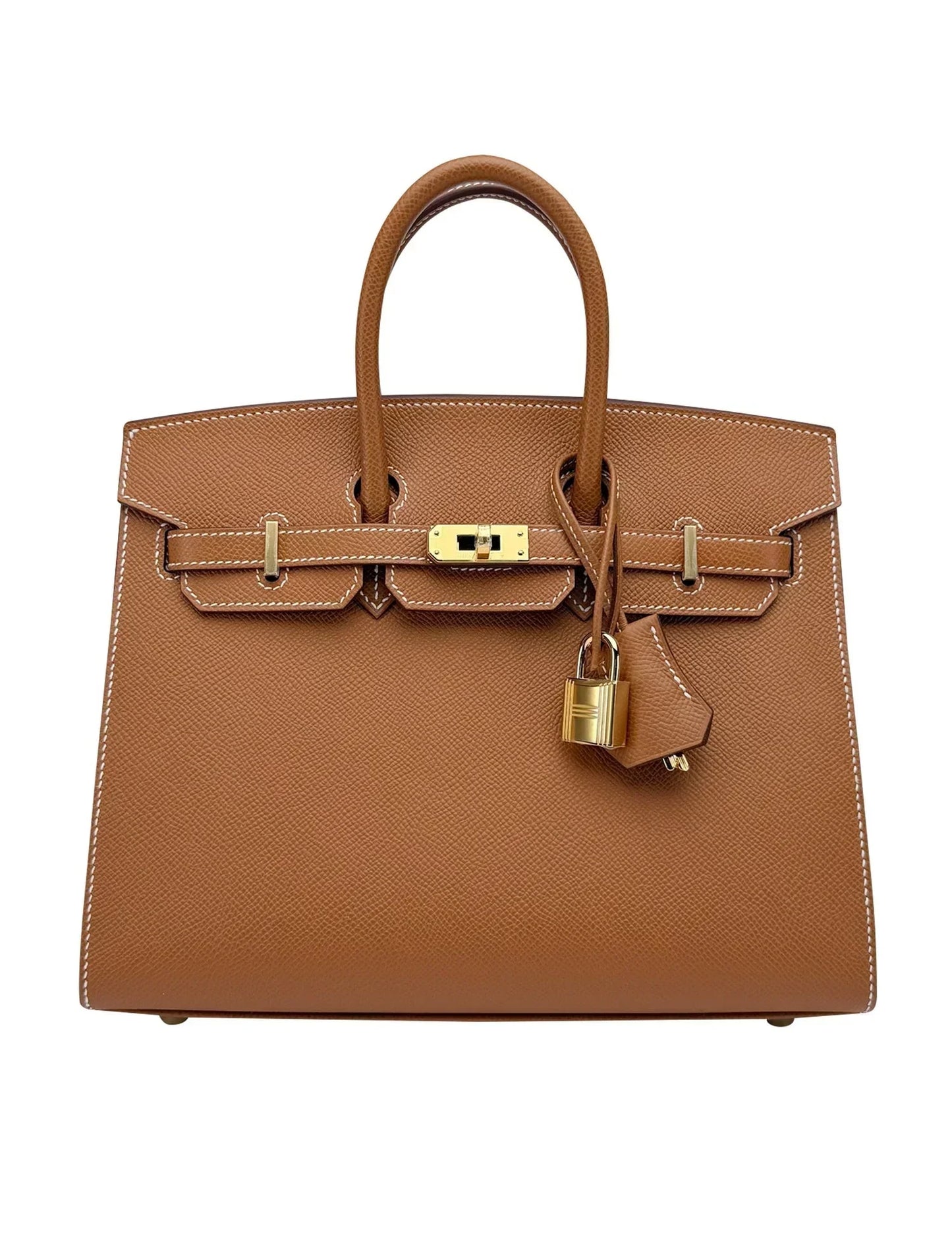 Birkin Gold Tan Togo Leather 25cm Togo calfskin leather Gold accessories