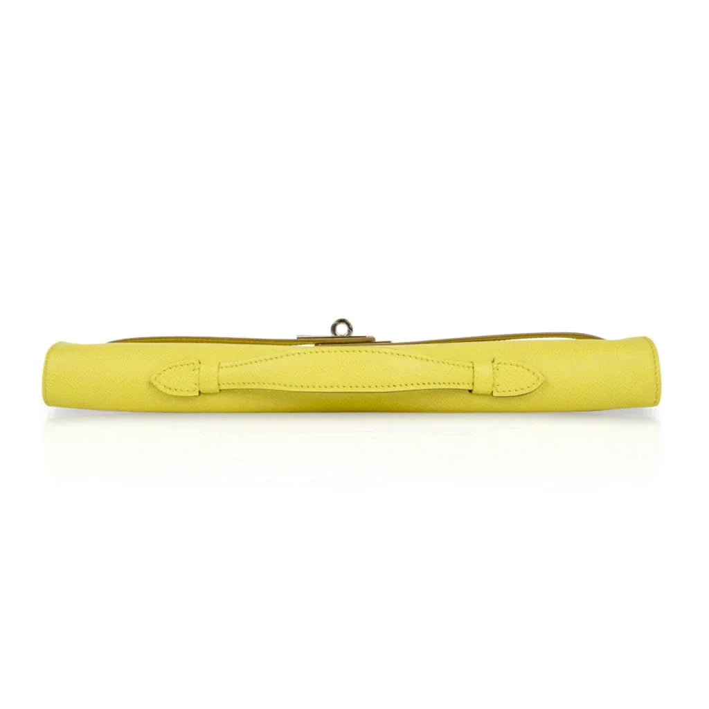Kelly Cut Bag Clutch Souffre Rare to Find Epsom Leather
