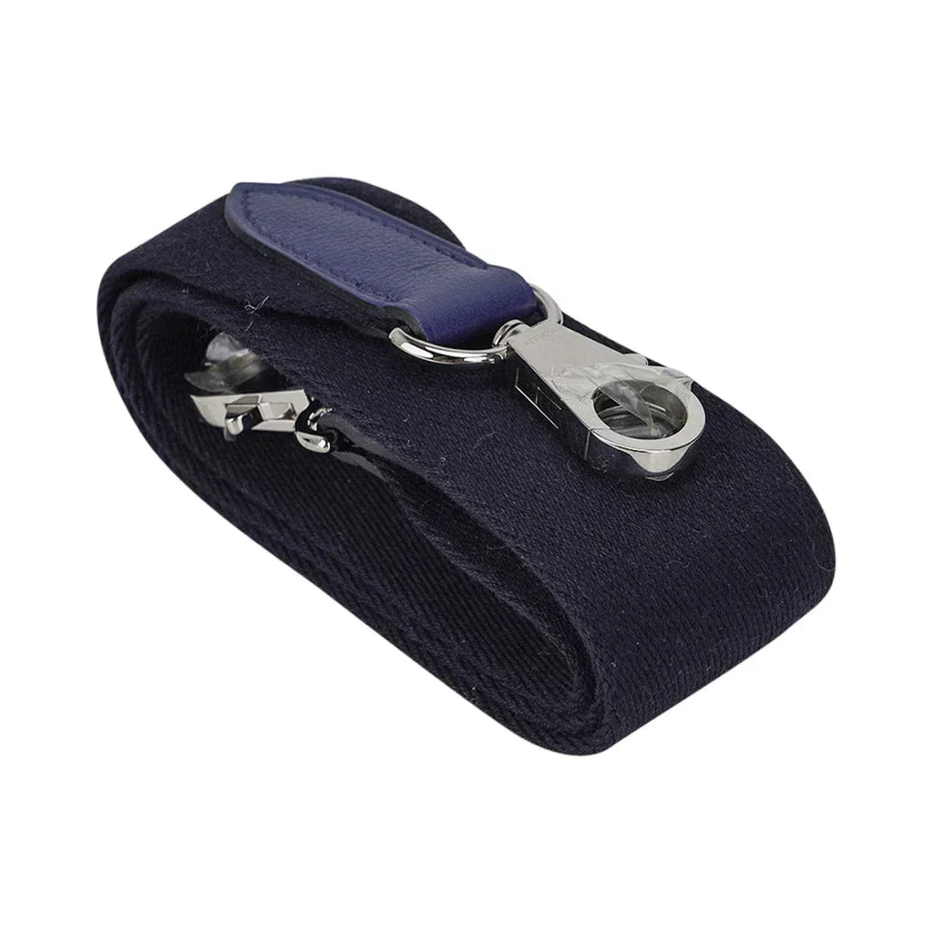 Kelly 50 Voyage Blue De Malte Bag Palladium Hardware Novillo Leather Limited Edition
