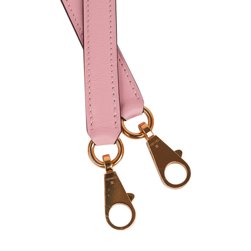 Kelly 28 Bag Rose Sakura Gold Hardware Swift Leather