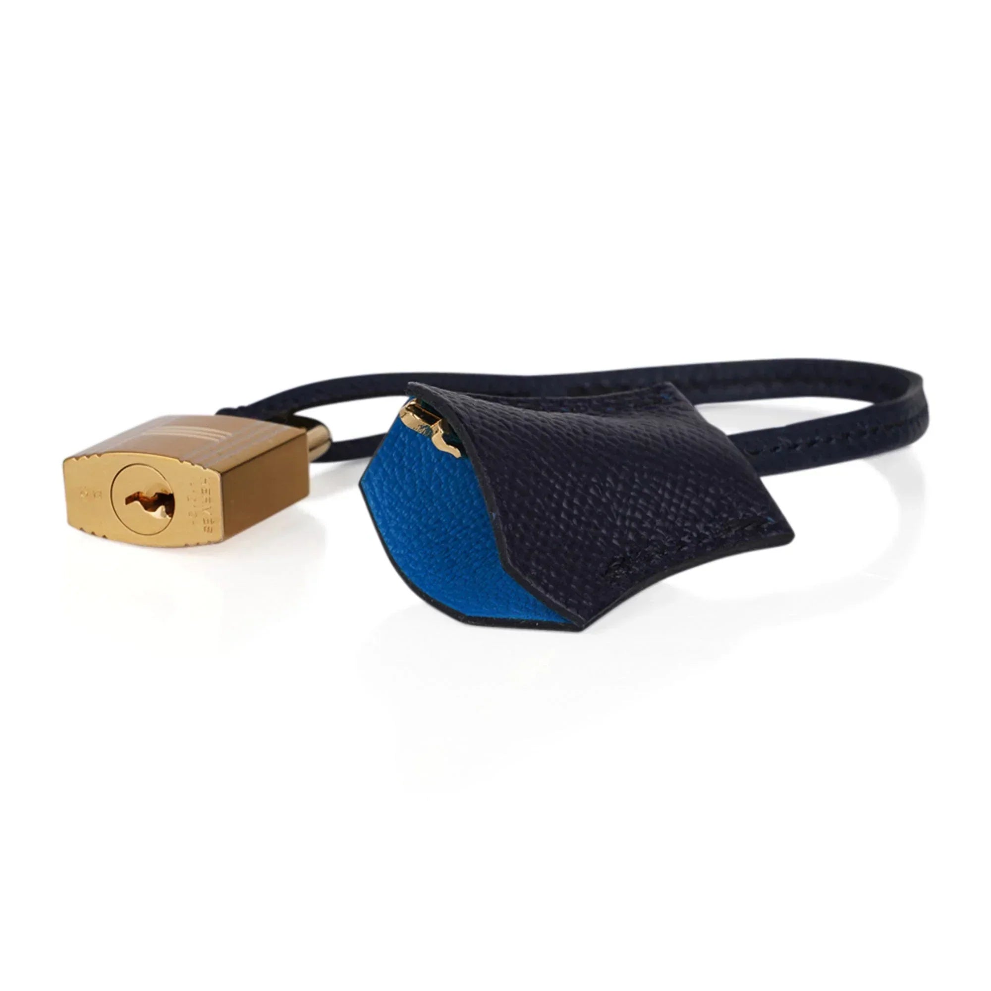 Kelly Casaque 28 Bag Black / Bleu Indigo Sellier Limited Edition