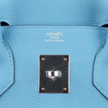 Birkin 30 Bag Blue du Nord Togo Leather Palladium Hardware