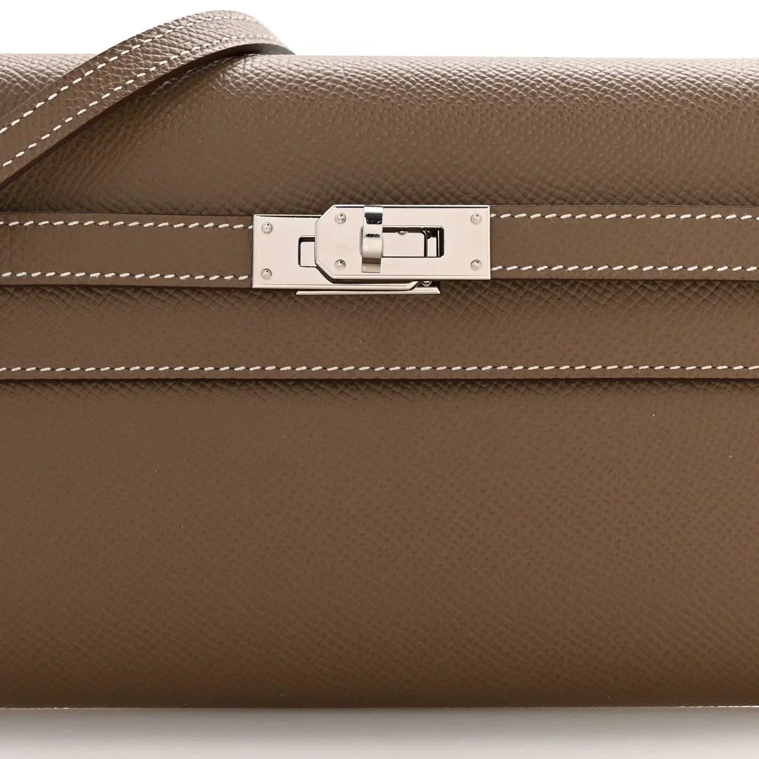 Kelly Wallet To Go Etoupe Epsom Palladium Hardware