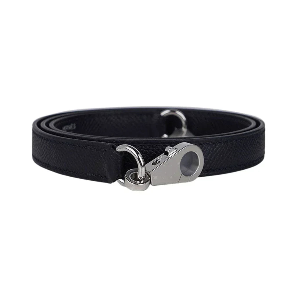 Kelly 28 Sellier Bag Black Epsom Leather with Palladium Hardware