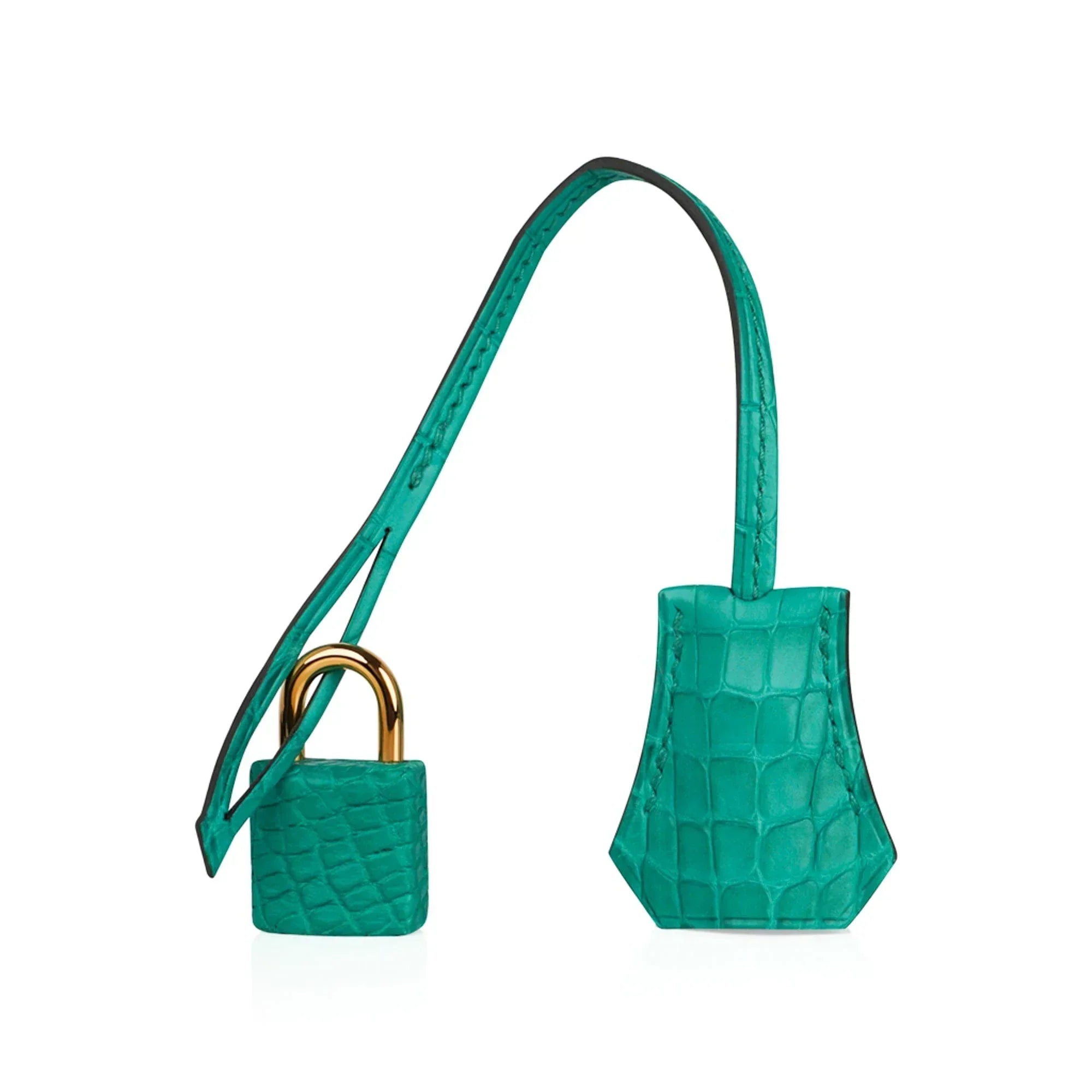 Kelly 28 Bag Vert Jade Matte Alligator Gold Hardware