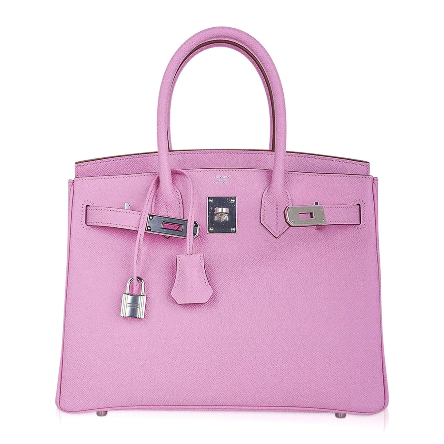 Birkin 30 Bag Mauve Sylvestre Epsom Leather with Palladium Hardware