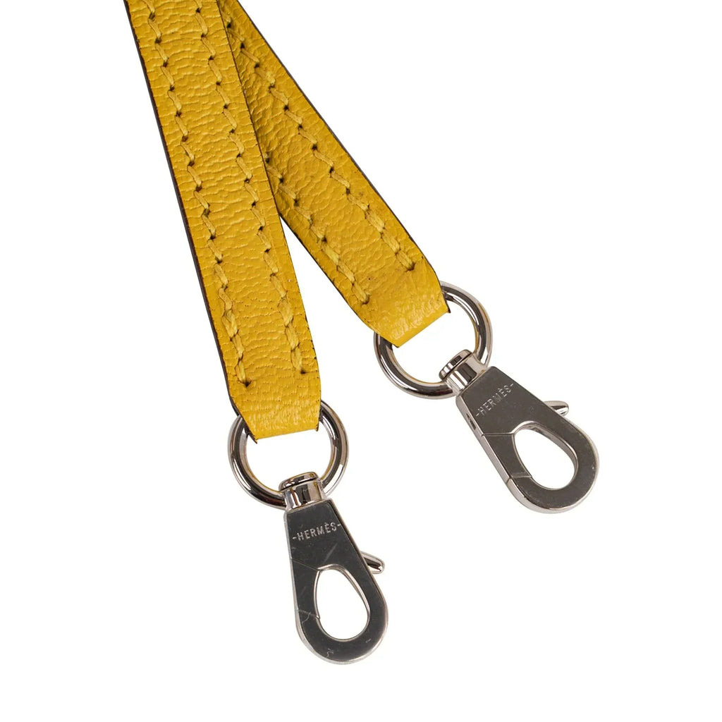 Verso Mini Kelly 20 Bag Sellier Jaune de Naples & Gold Chevre Leather with Palladium Hardware