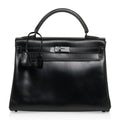 Kelly 32 So Black Bag Box Leather Limited Edition