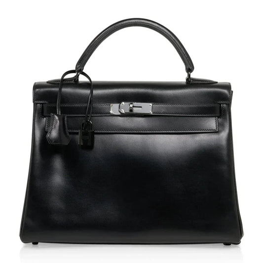 Kelly 32 So Black Bag Box Leather Limited Edition