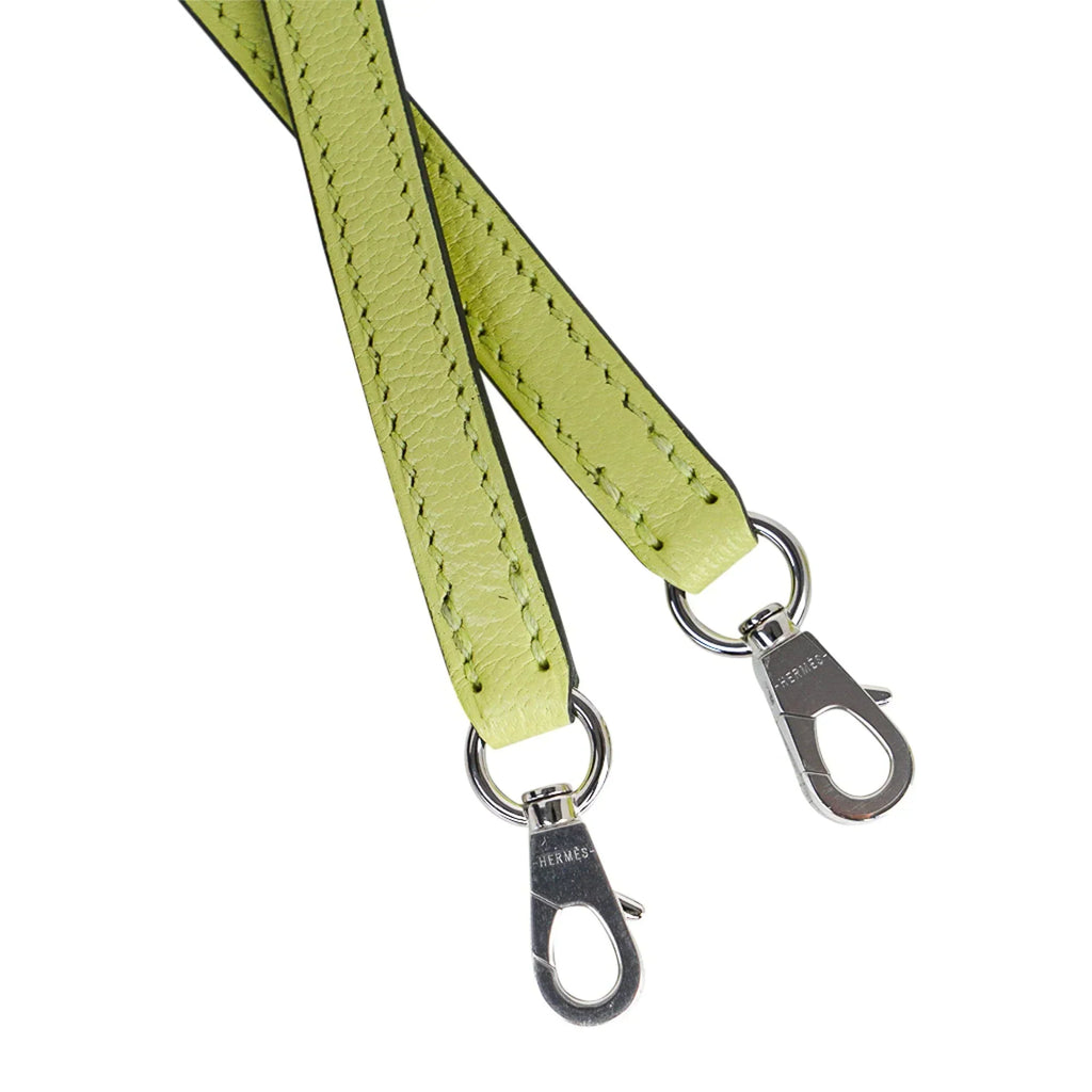 Mini Kelly 20 Bag Sellier Jaune Bourgeon Chevre Leather with Palladium Hardware