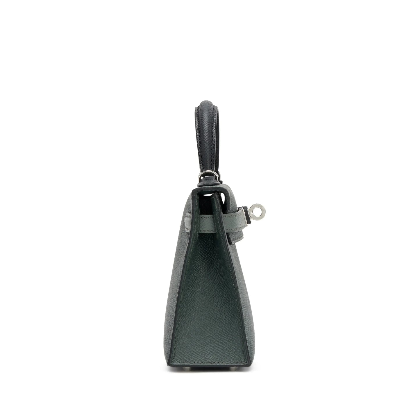 Kelly 20 II Vert Amande and Black Epsom Mini Palladium Hardware