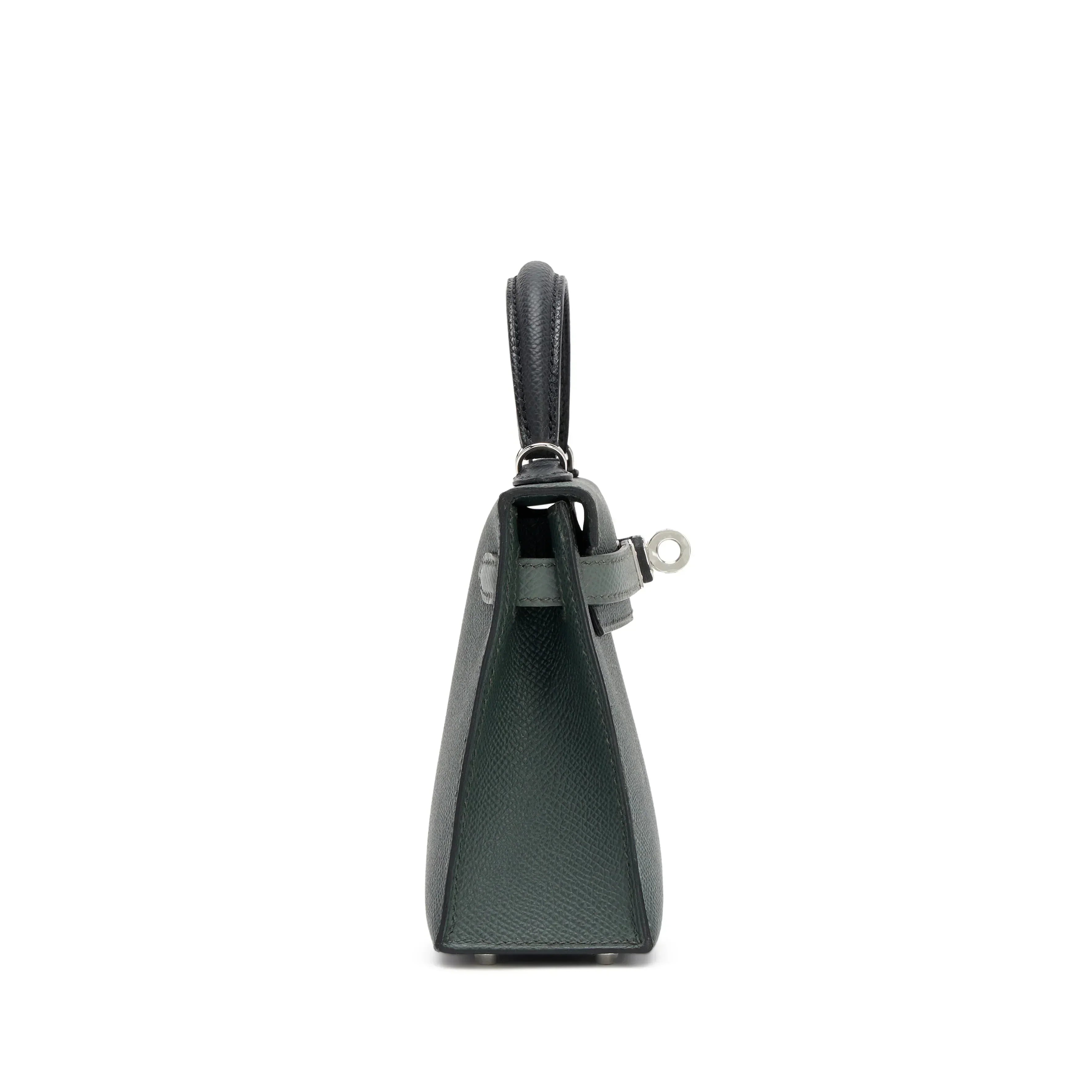 Kelly 20 II Vert Amande and Black Epsom Mini Palladium Hardware