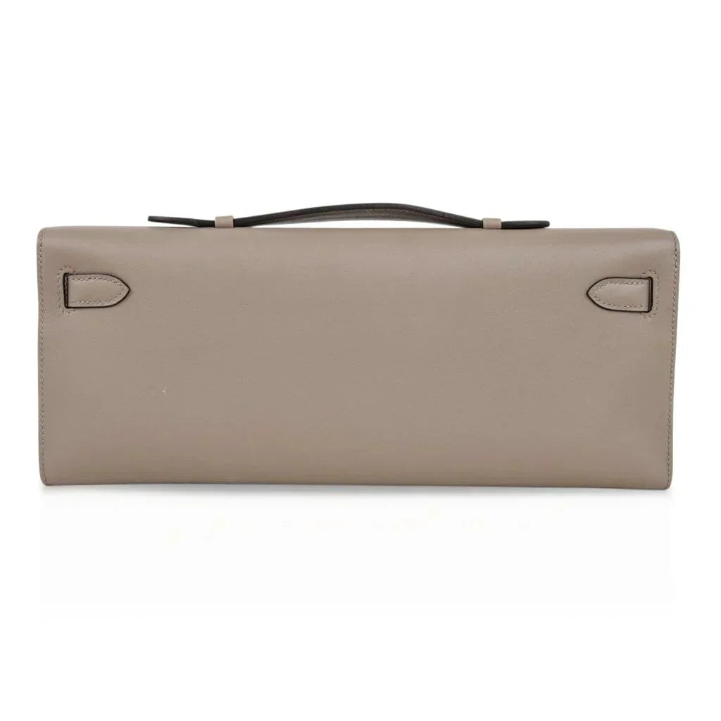Kelly Cut Bag Gris Asphalte Gray Clutch Swift Palladium