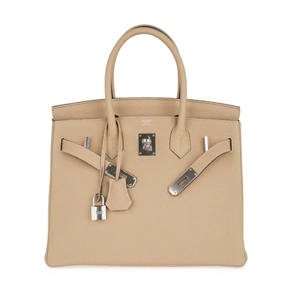 Birkin 30 Bag Trench Neutral Perfection Palladium Hardware