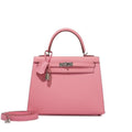 Kelly Rose Confetti Epsom Sellier Palladium Hardware