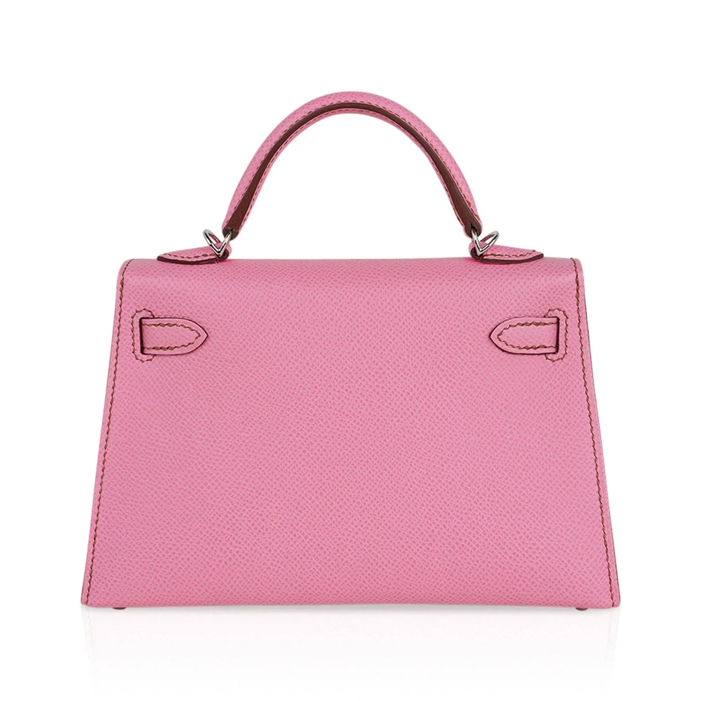 Mini Kelly 20 Sellier Bag in 5P Pink Bubblegum Epsom Leather with Palladium Hardware