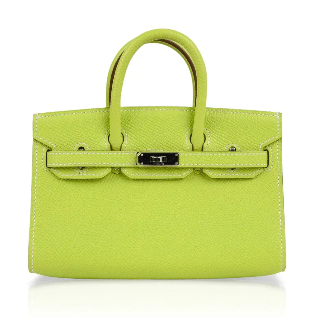Birkin Tiny Bag Miniature Micro Kiwi Epsom Limited Edition