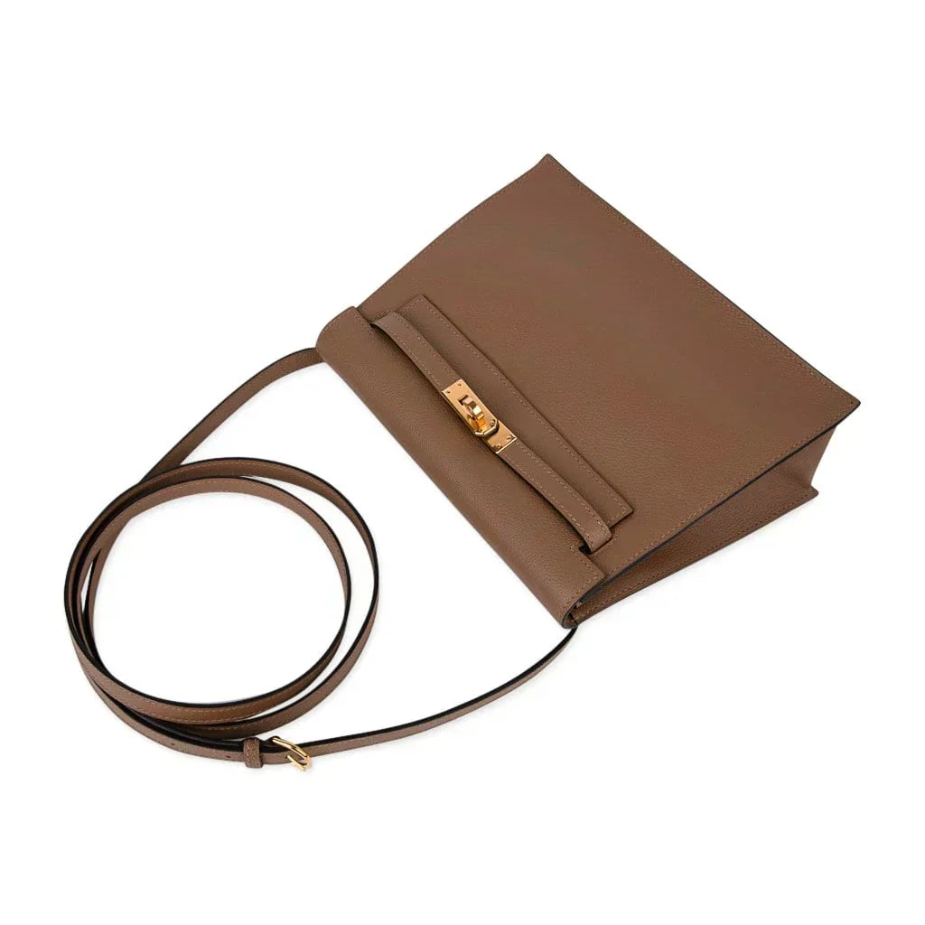 Kelly Danse Bag Beige de Weimar Swift Gold Hardware