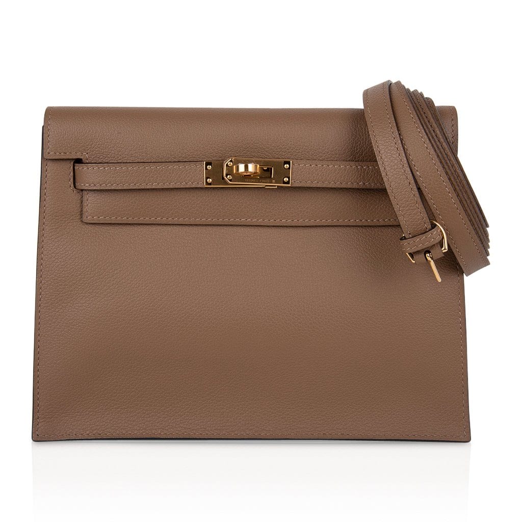 Kelly Danse Bag Beige de Weimar Swift Gold Hardware