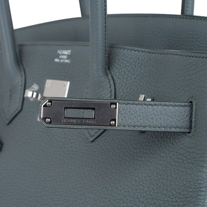 Birkin 35 Bag Vert Amande Togo Leather with Palladium Hardware