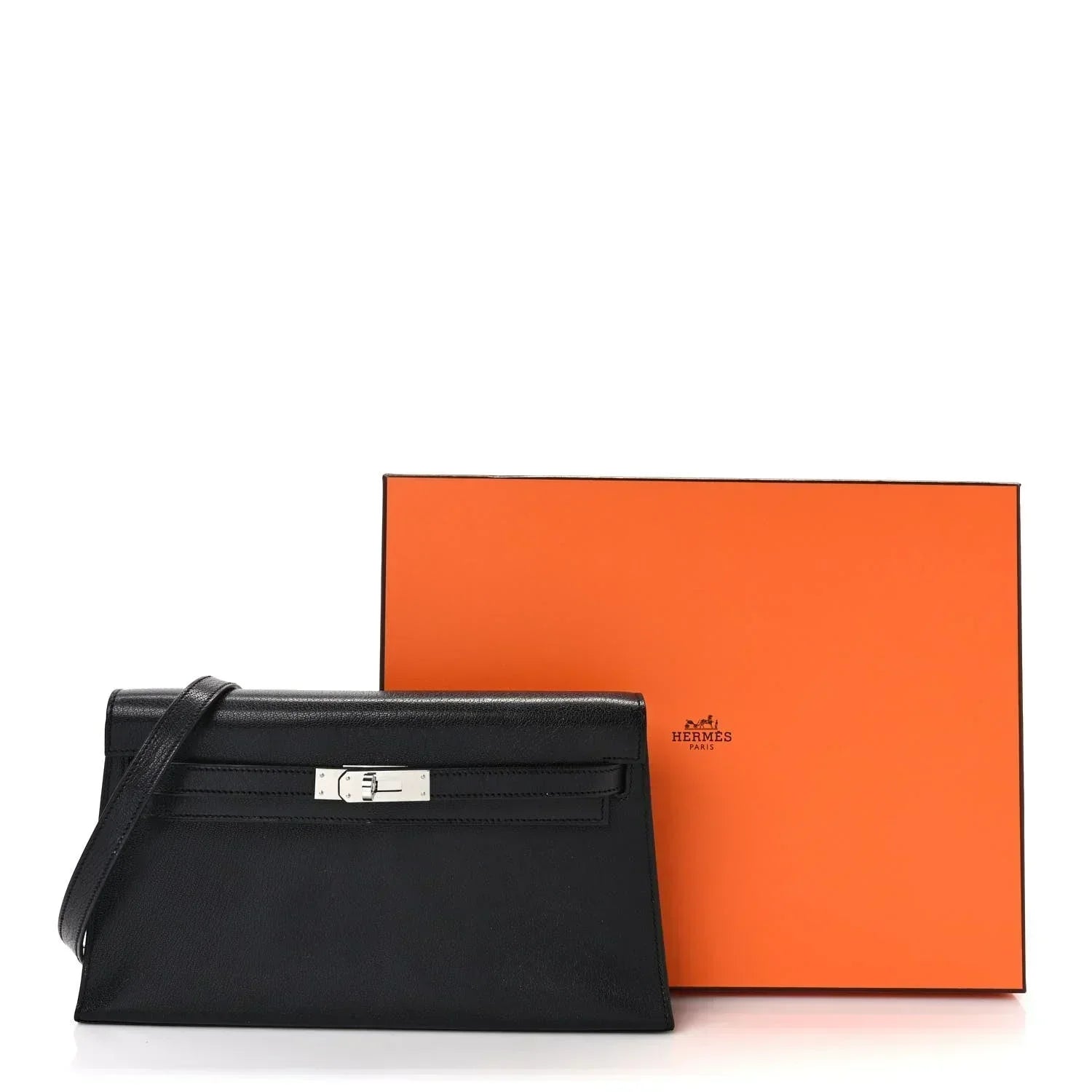 Kelly Elan Black Chevre Chamkila Palladium Hardware