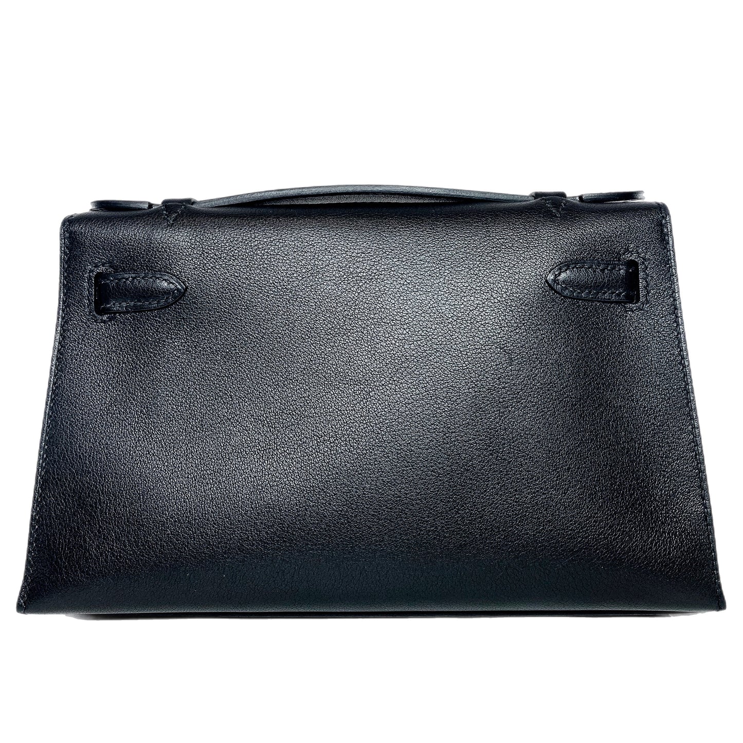 Kelly Pochette Noir Madame Gold Hardware