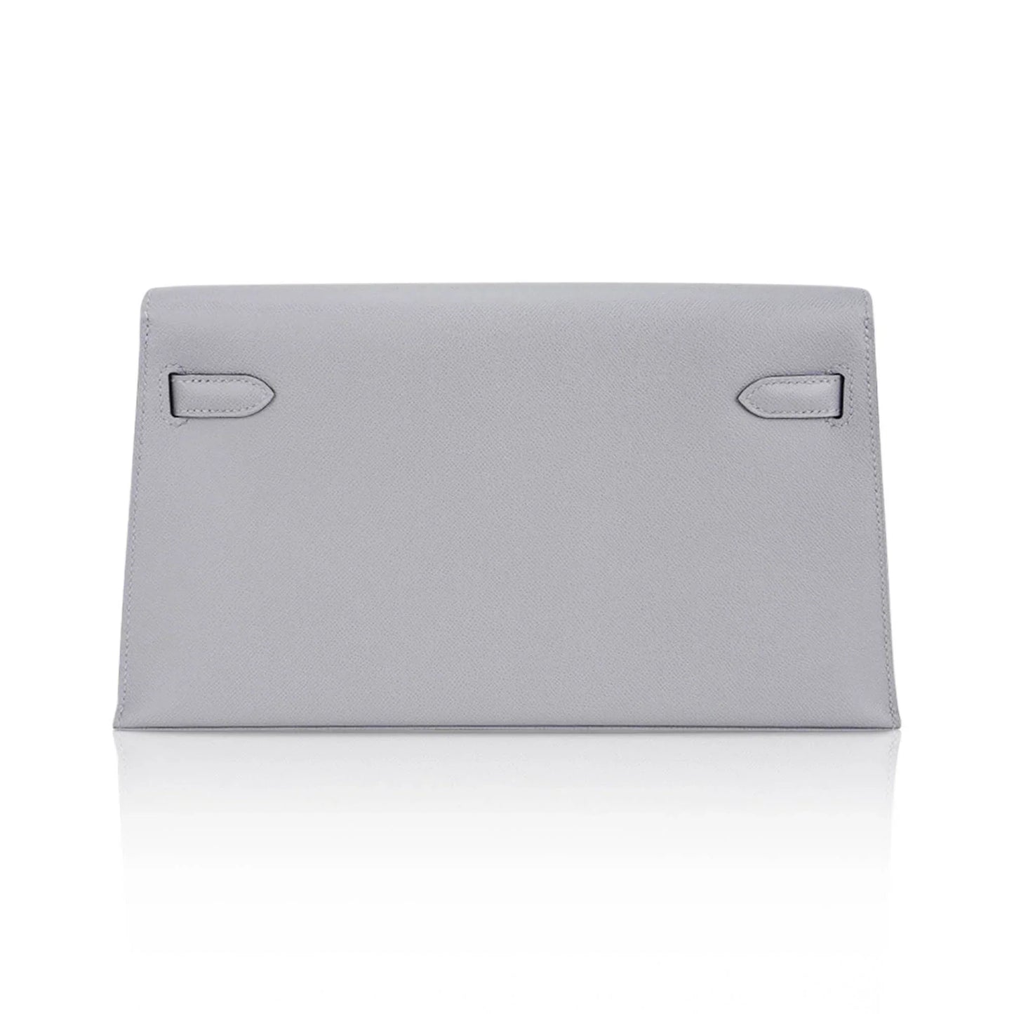 Kelly Elan Gris Pantin Veau Madame Leather with Palladium Hardware